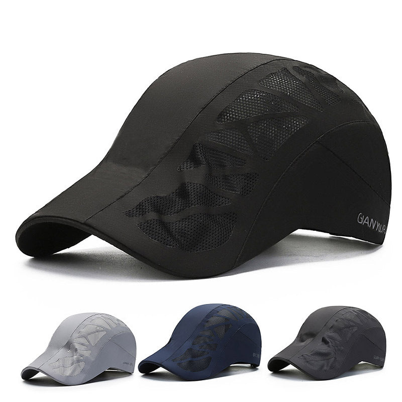 Men's Casual Quick - drying Breathable Beret Hat - AmiraMart