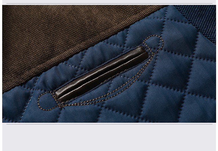 Men’s Casual Solid Jacket - AmiraMart
