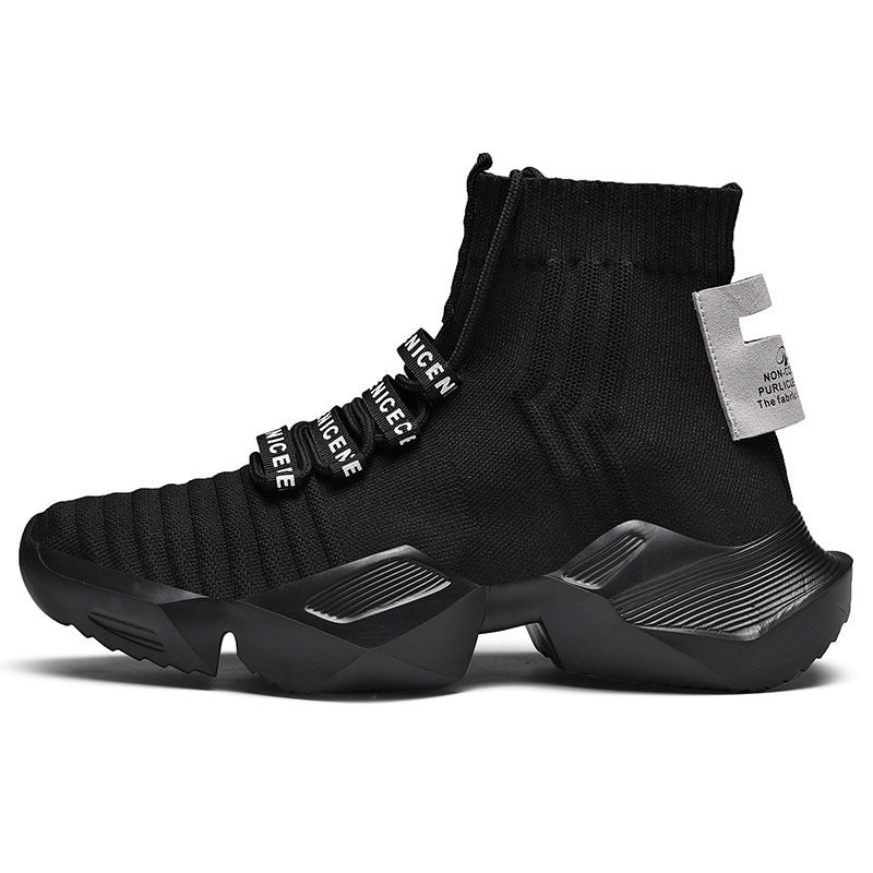 Men's Chunky Dad Shoes - Trendy Large Size Casual Sneakers - AmiraMart