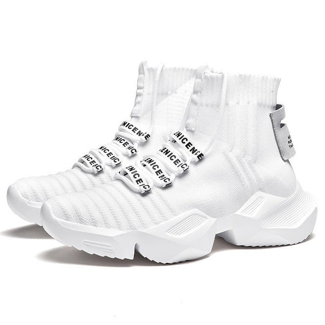 Men's Chunky Dad Shoes - Trendy Large Size Casual Sneakers - AmiraMart