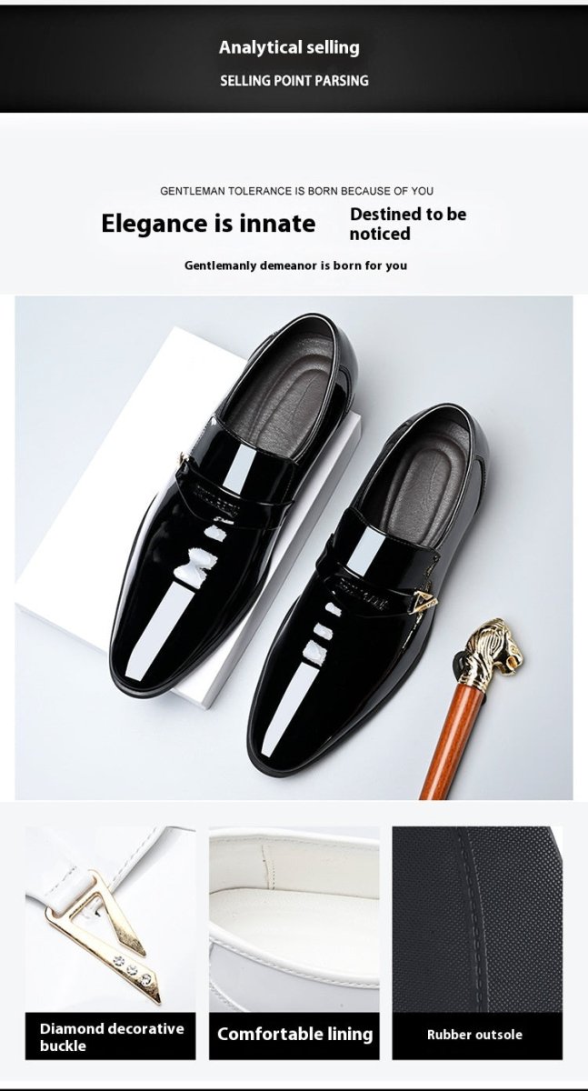 Men's Classic Casual Leather Shoes - AmiraMart