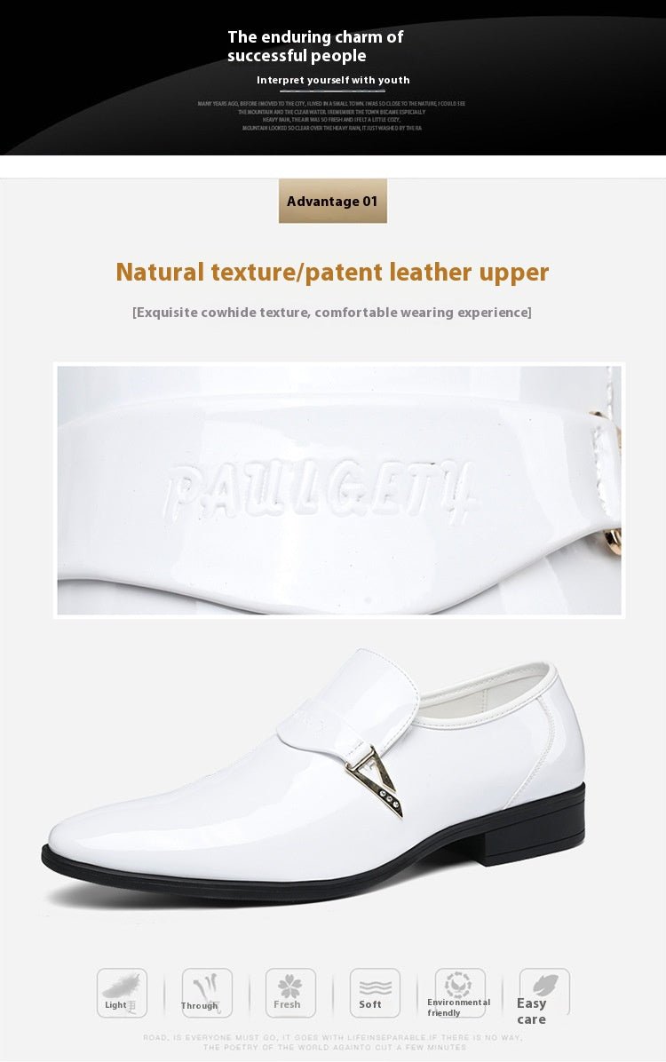 Men's Classic Casual Leather Shoes - AmiraMart