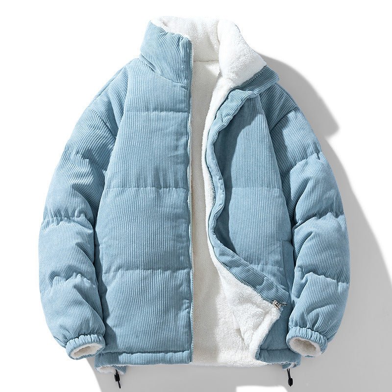 Men's Corduroy Double - Sided Cotton - Padded Jacket - AmiraMart