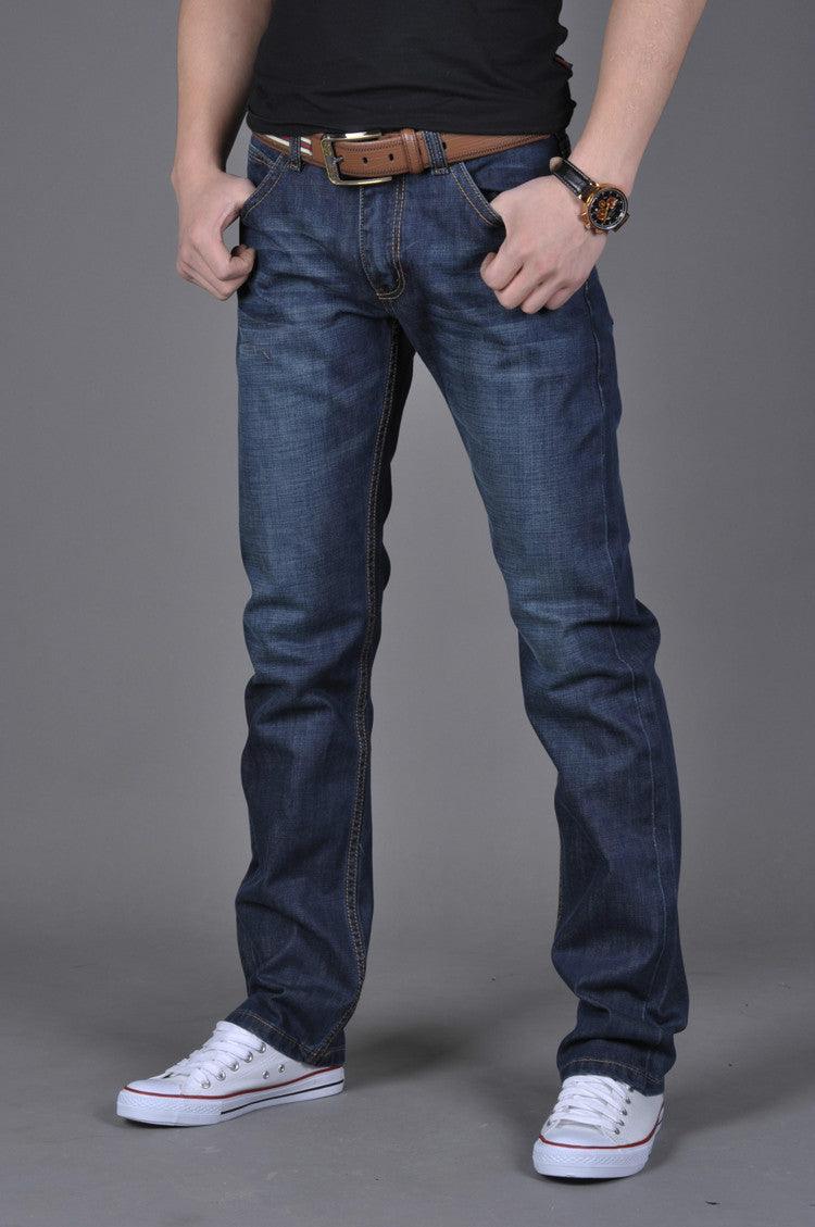 Men's Denim Straight - Leg Pants - AmiraMart