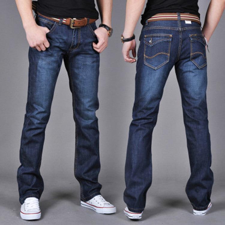 Men's Denim Straight - Leg Pants - AmiraMart
