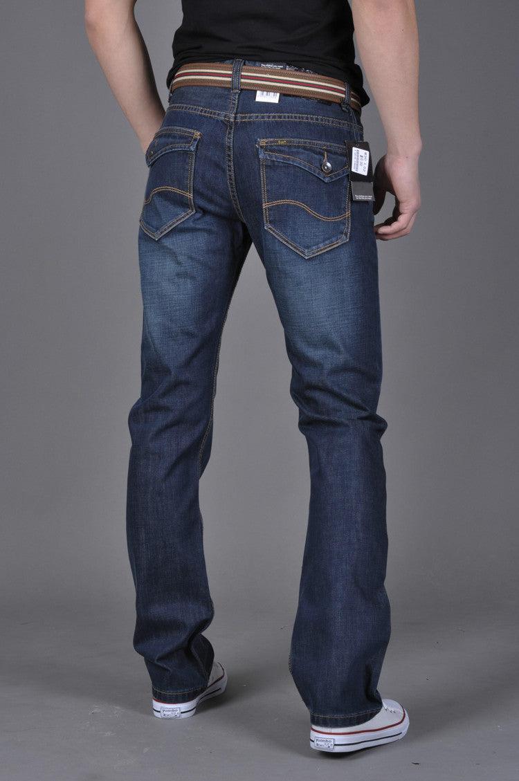 Men's Denim Straight - Leg Pants - AmiraMart
