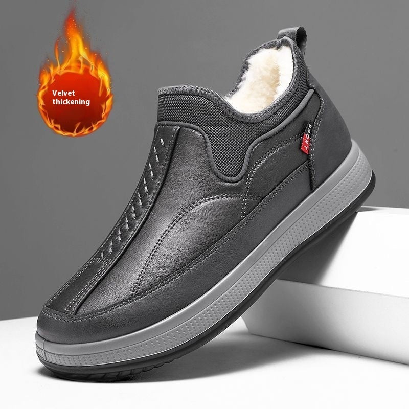 Men's Fleece Lined Snow Boots - AmiraMart