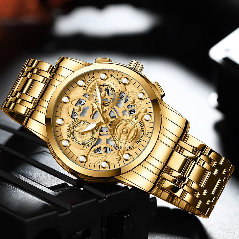Men's Hollow Non - mechanical Business Watch - AmiraMart