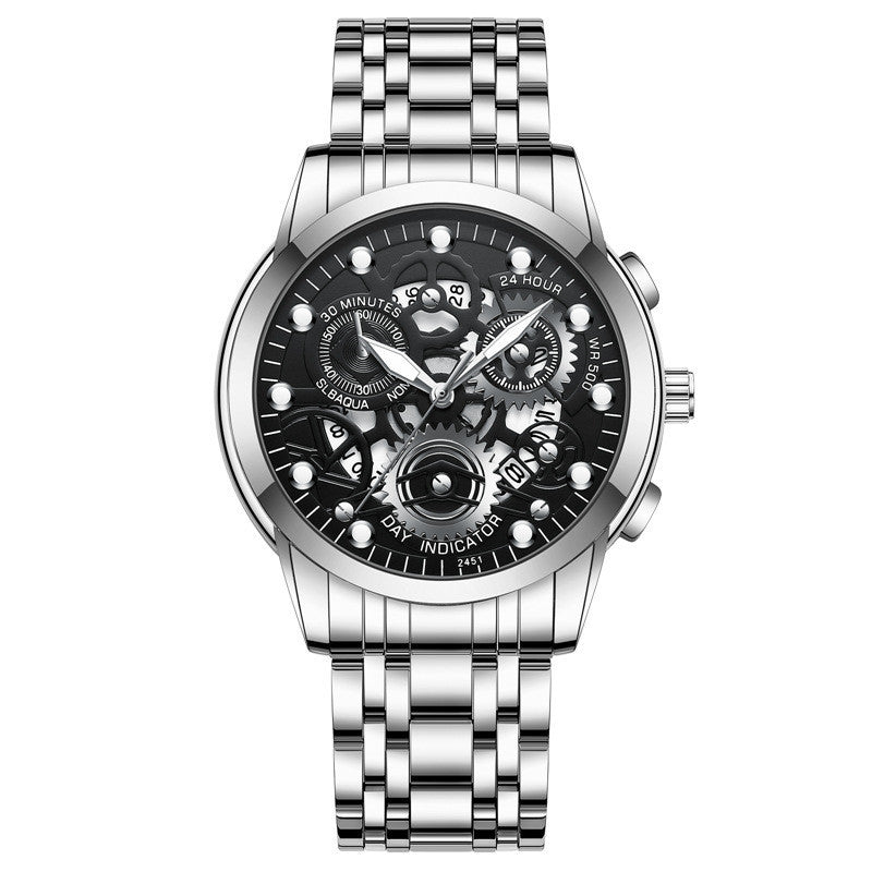 Men's Hollow Non - mechanical Business Watch - AmiraMart