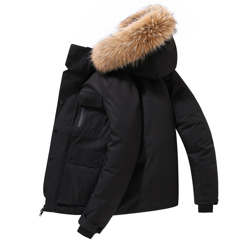 Men's Hooded Down Jacket - AmiraMart