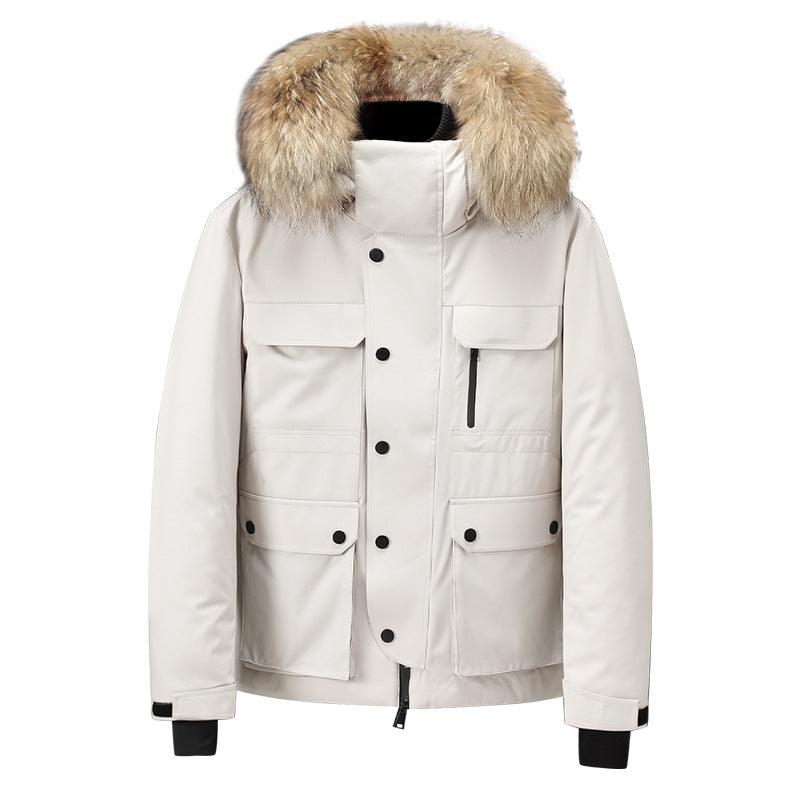 Men's Hooded Down Jacket - AmiraMart