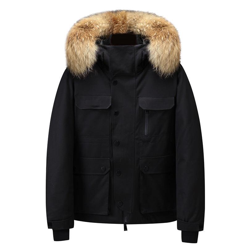 Men's Hooded Down Jacket - AmiraMart