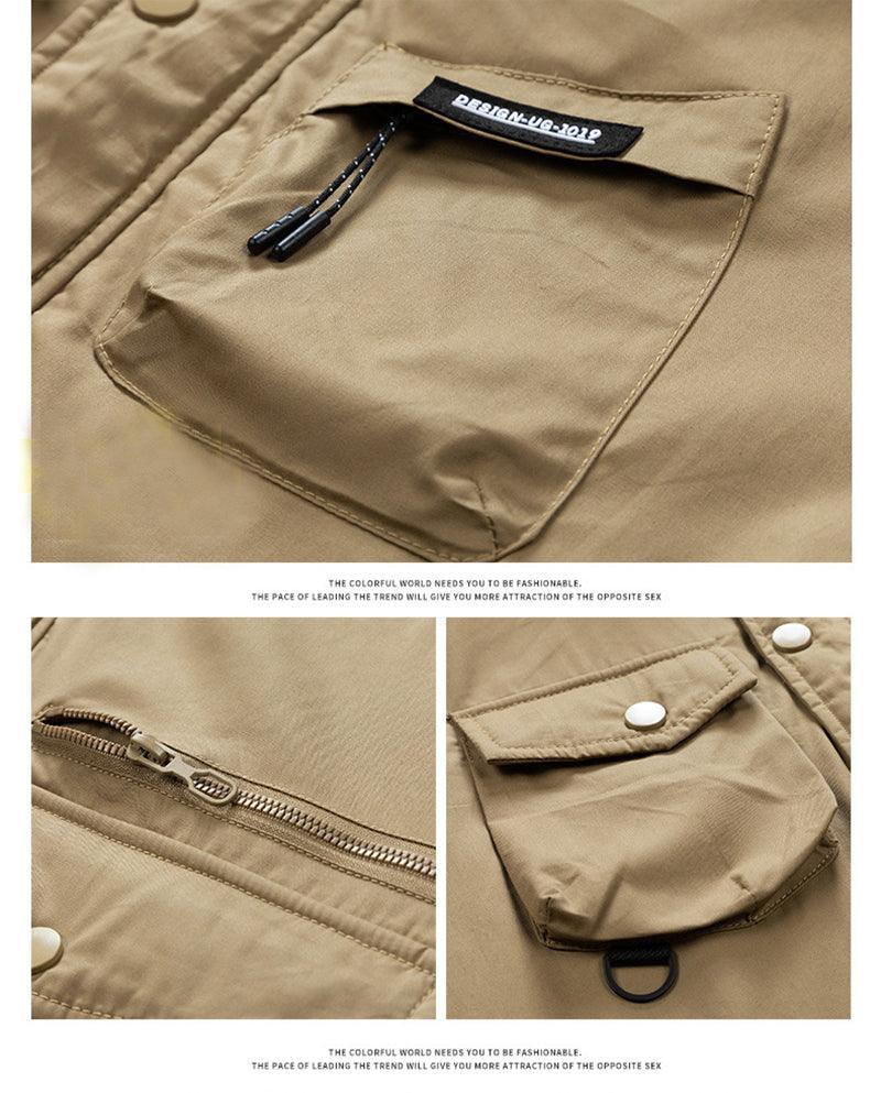 Men's Hooded Warm Big Collar Coat - AmiraMart