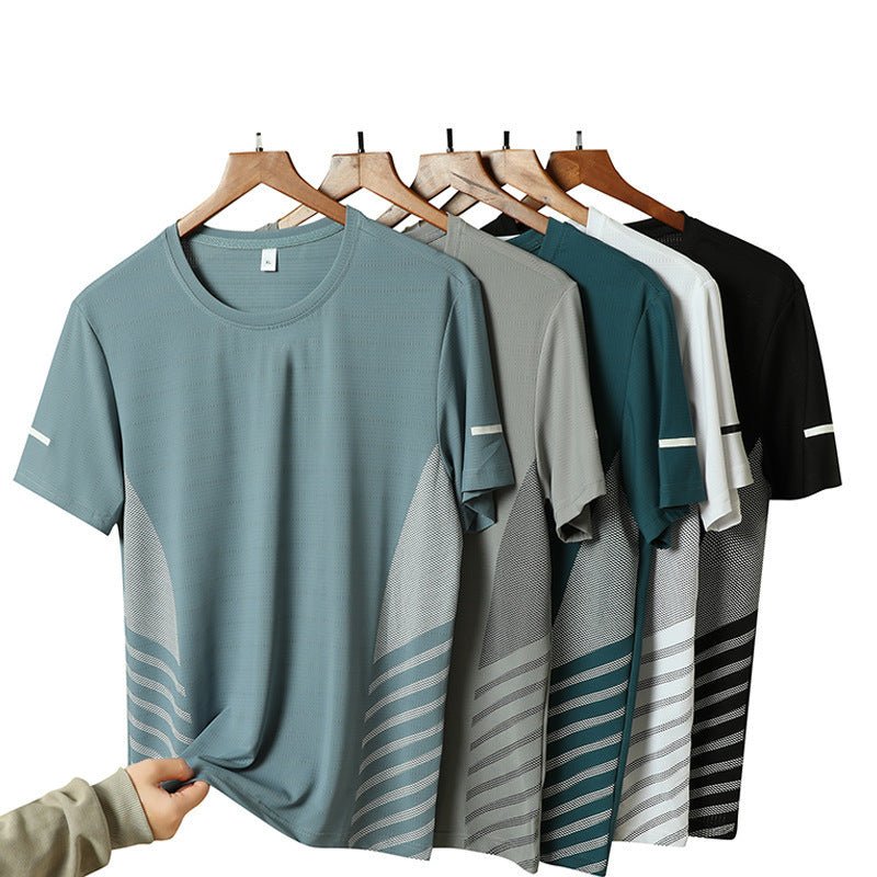 Men's Ice Silk T-Shirt - AmiraMart