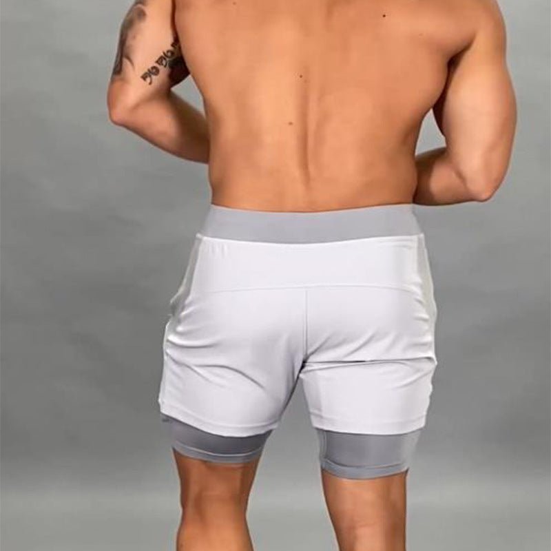 Men's Jogging Running Sports 2 - in - 1 Shorts - AmiraMart