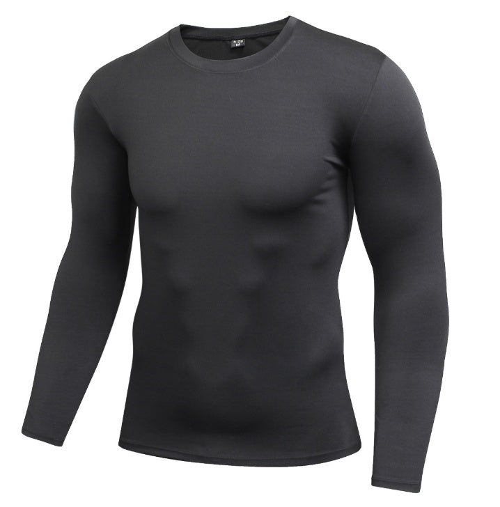 Men’s Long Sleeve Compression Shirt – Performance Fit - AmiraMart