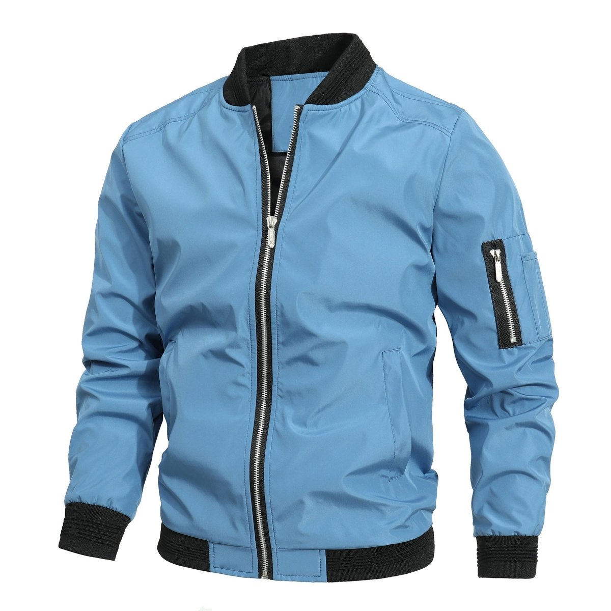 Men’s Loose Fit Baseball Jacket - AmiraMart
