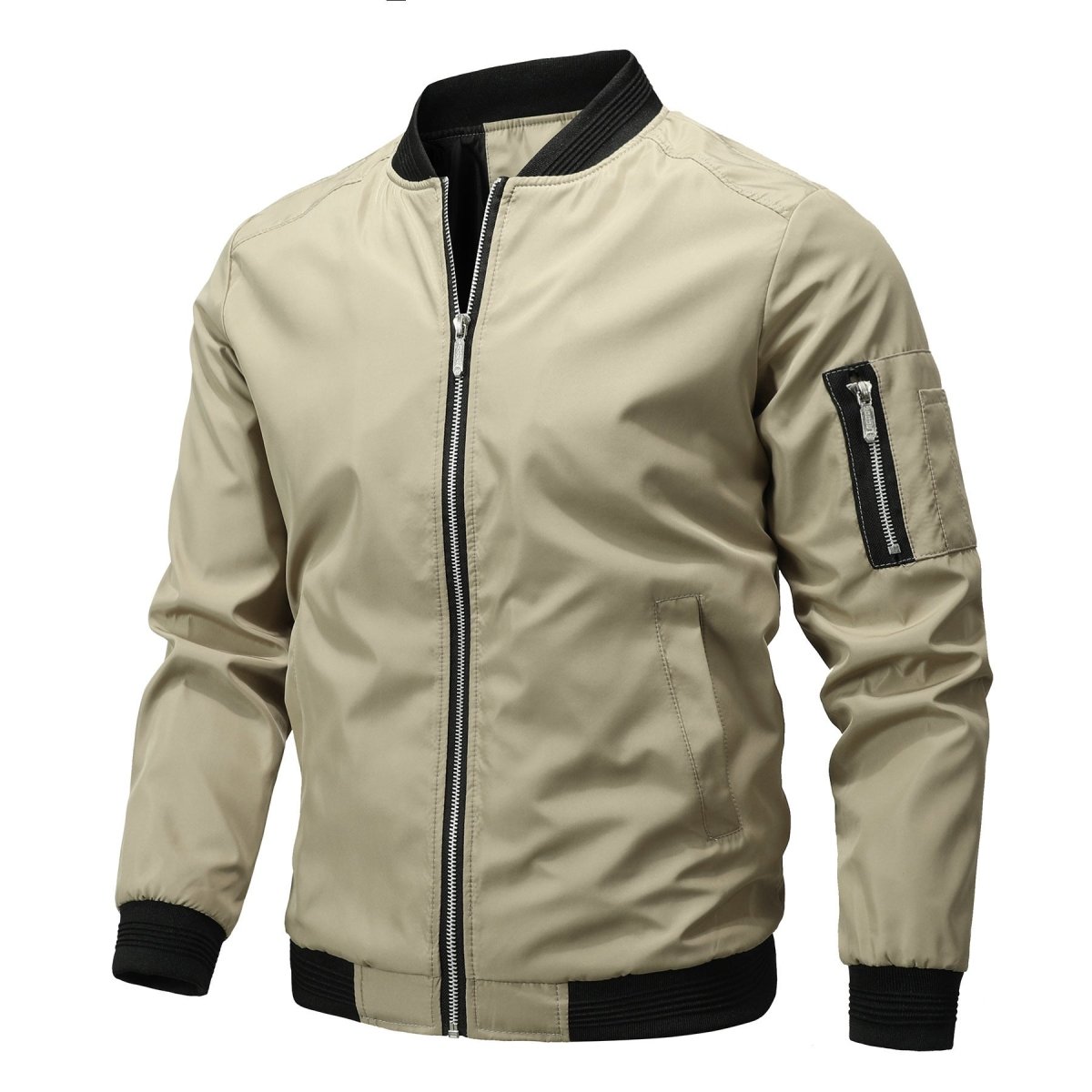 Men’s Loose Fit Baseball Jacket - AmiraMart