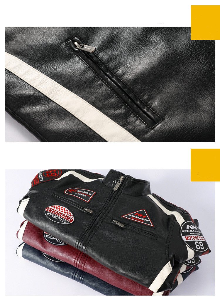 Men’s Motorcycle Racing Suit – Leather & Street - Ready - AmiraMart