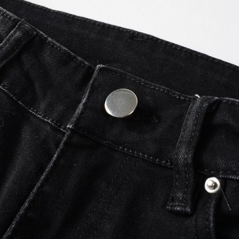 Men's Paisley Patch Street Jeans - AmiraMart