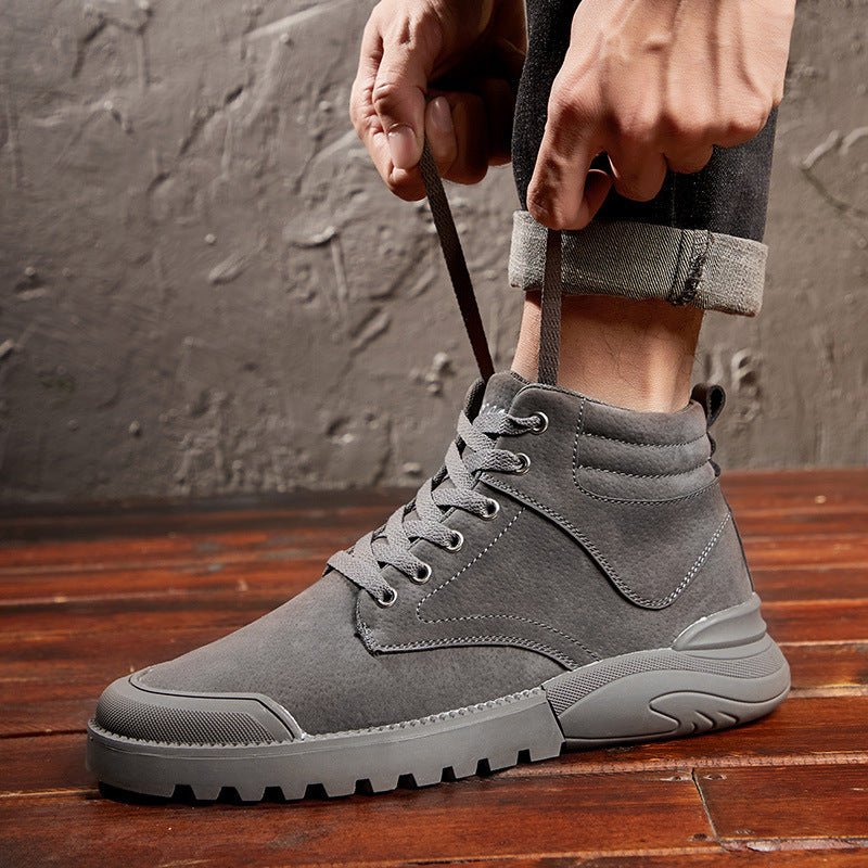 Men's Plus Size Cold - Proof Cotton - Padded Winter Shoes - AmiraMart