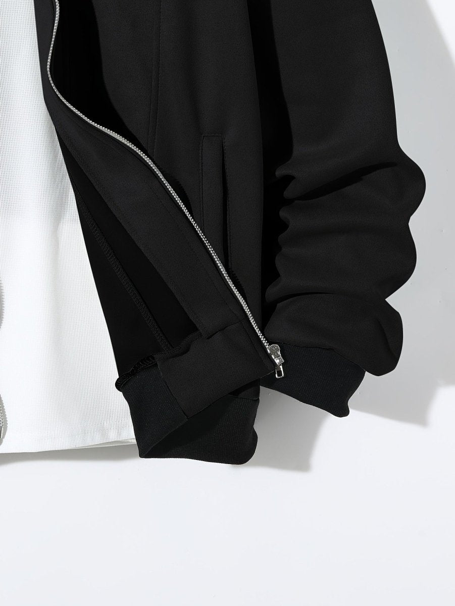 Men's Polo Collar Jacket - AmiraMart