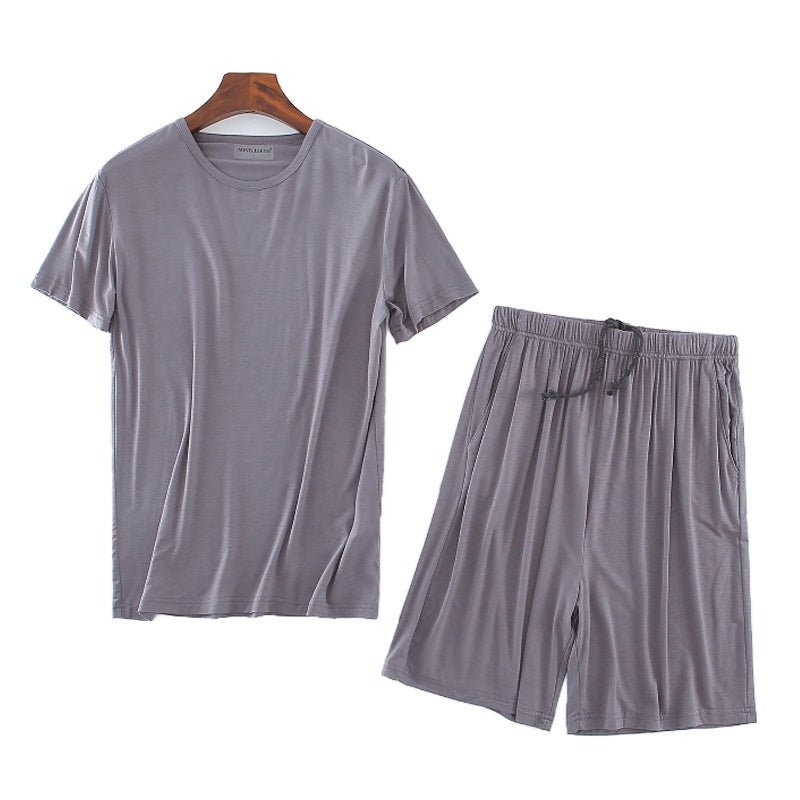 Men's Short Sleeved Shorts Set - AmiraMart