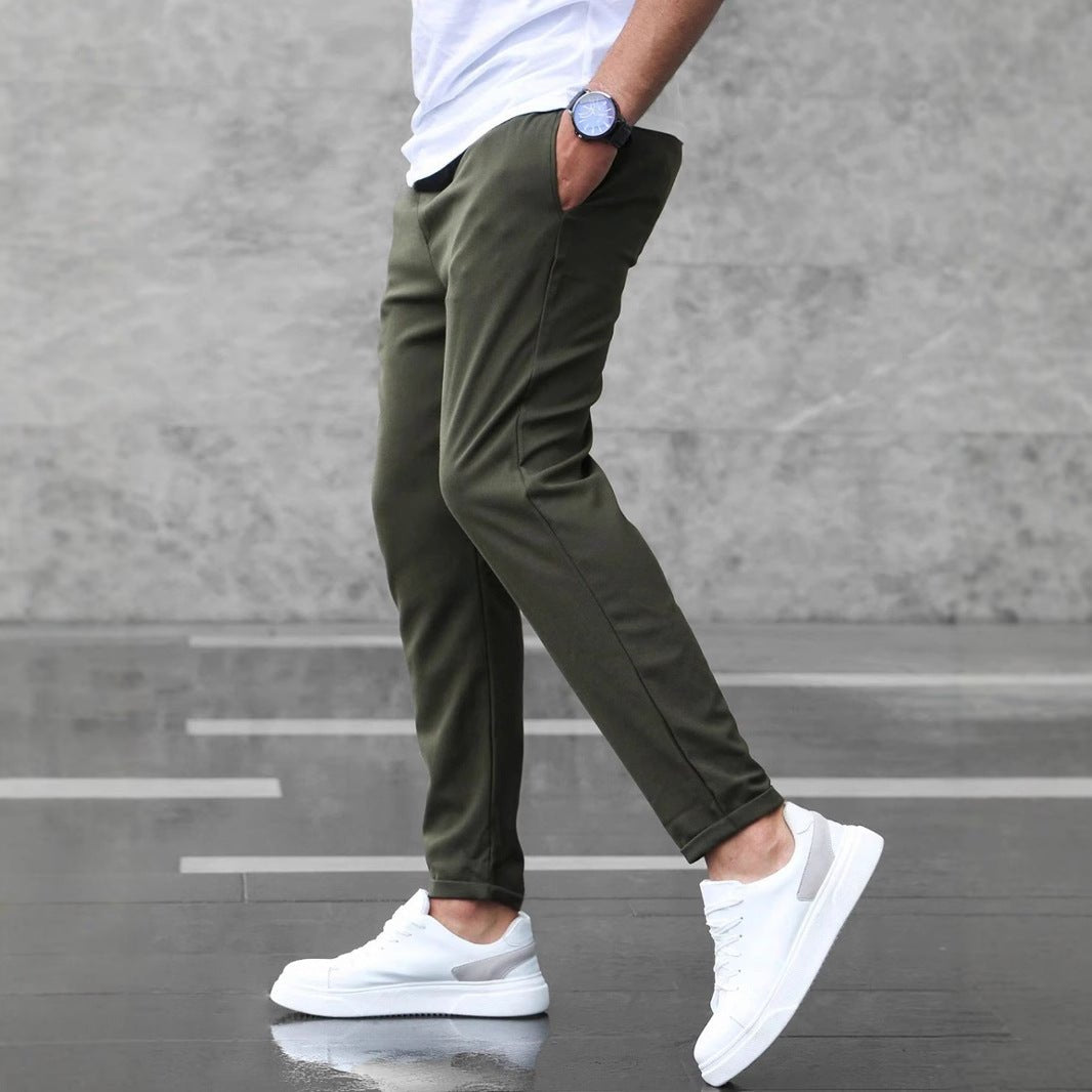 Men’s Slim Fit Casual Pants - AmiraMart