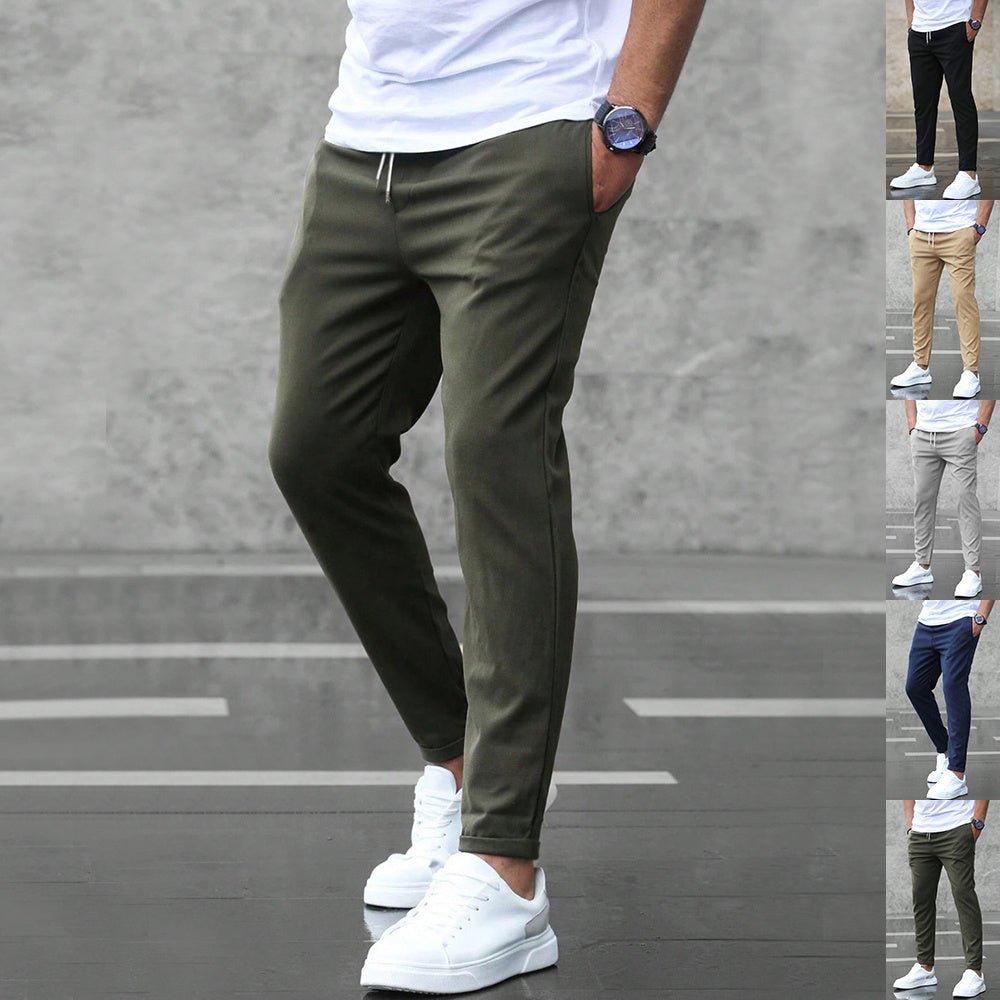 Men’s Slim Fit Casual Pants - AmiraMart