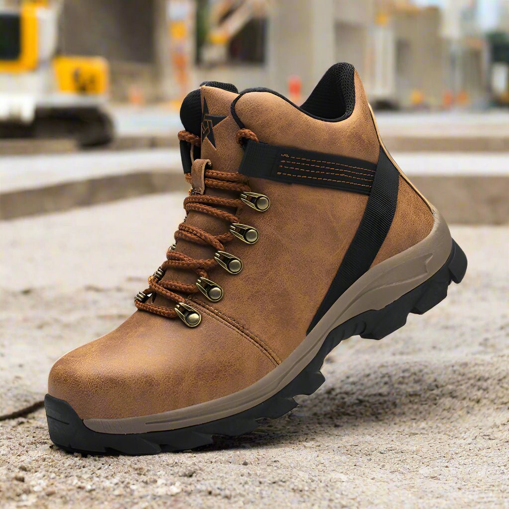 Men’s Steel Toe Work Boots - AmiraMart