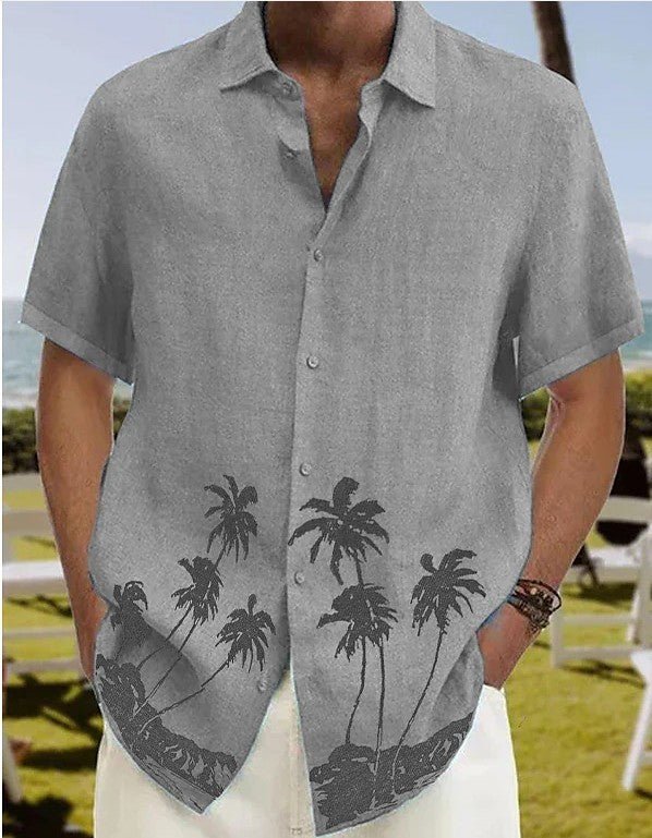 Men's Summer Fashion Trend Beach Casual Short Sleeve - AmiraMart