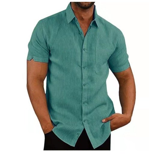 Men’s Summer Tee – Loose Casual Short Sle - AmiraMart