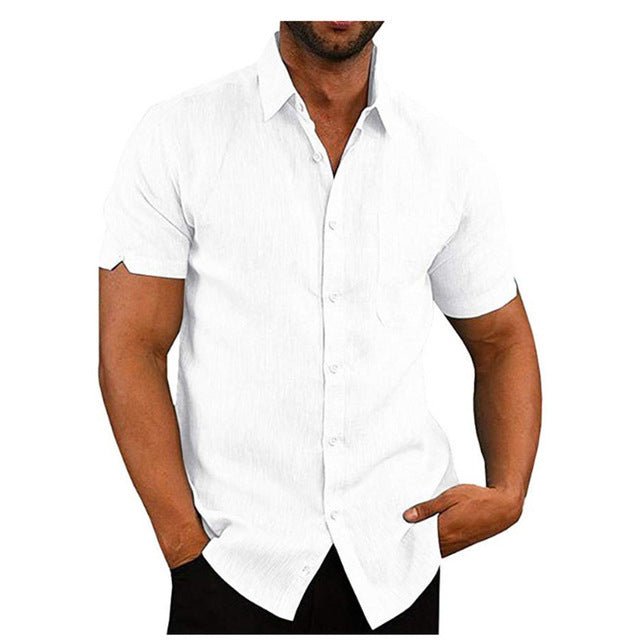 Men’s Summer Tee – Loose Casual Short Sle - AmiraMart