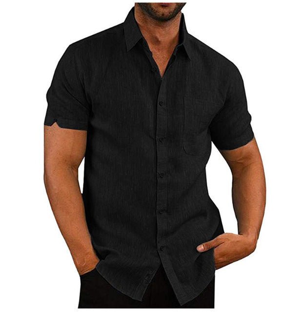Men’s Summer Tee – Loose Casual Short Sle - AmiraMart