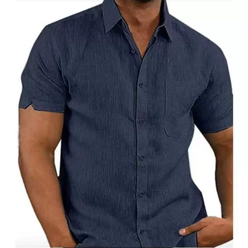 Men’s Summer Tee – Loose Casual Short Sle - AmiraMart