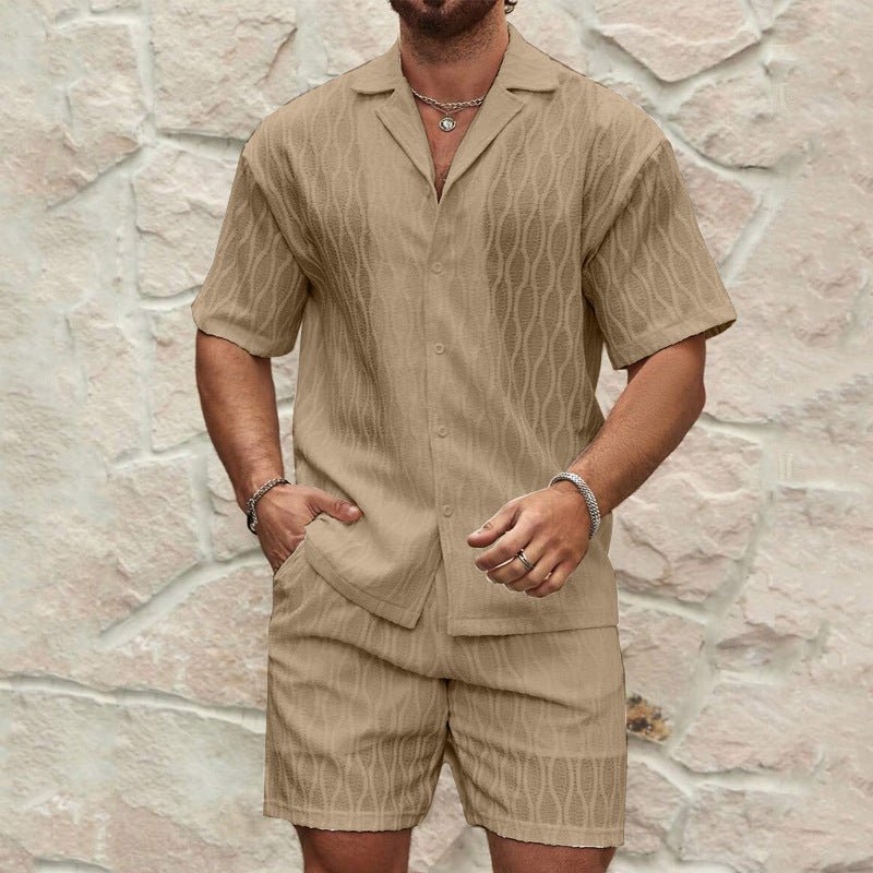 Men’s Summer Tracksuit – Loose Casual 2 - Piece Set - AmiraMart