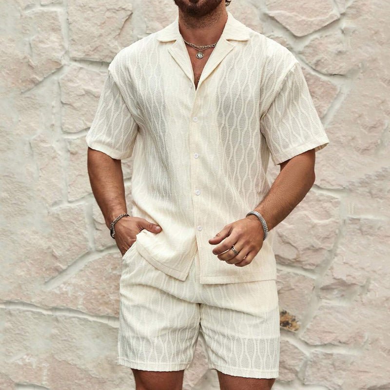 Men’s Summer Tracksuit – Loose Casual 2 - Piece Set - AmiraMart