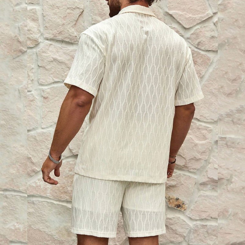 Men’s Summer Tracksuit – Loose Casual 2 - Piece Set - AmiraMart