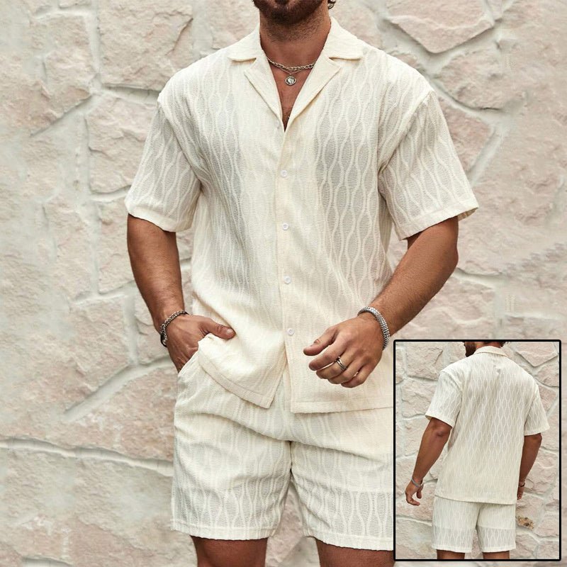 Men’s Summer Tracksuit – Loose Casual 2 - Piece Set - AmiraMart