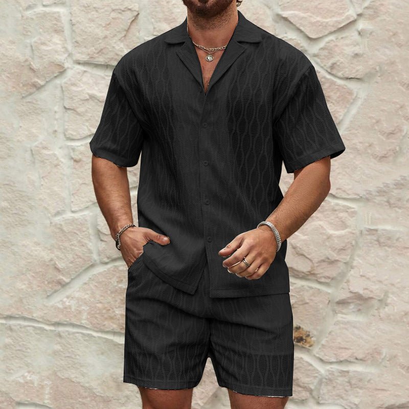 Men’s Summer Tracksuit – Loose Casual 2 - Piece Set - AmiraMart
