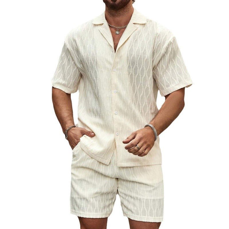 Men’s Summer Tracksuit – Loose Casual 2 - Piece Set - AmiraMart
