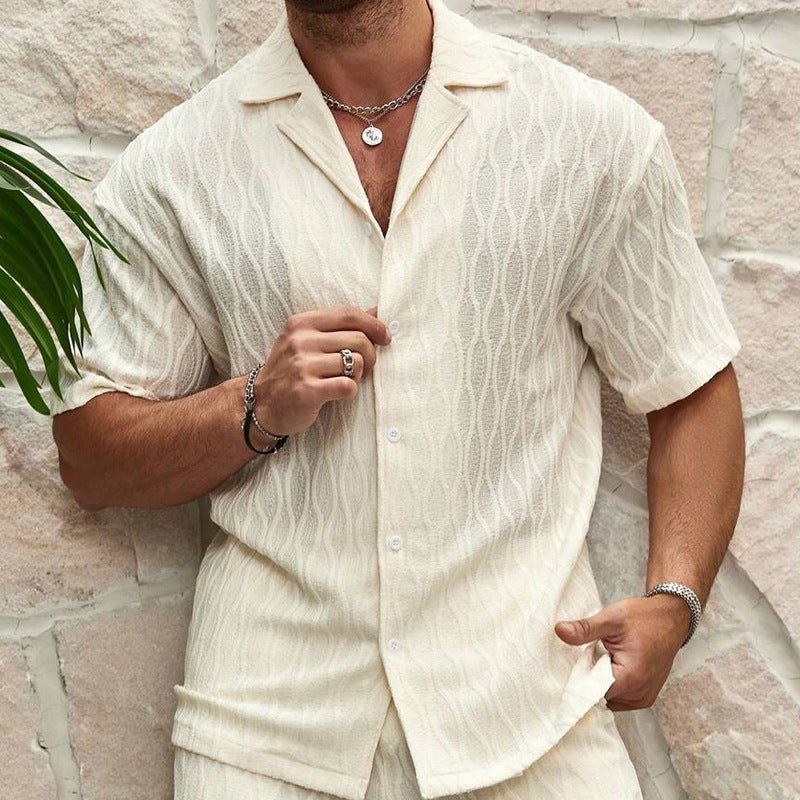 Men’s Summer Tracksuit – Loose Casual 2 - Piece Set - AmiraMart