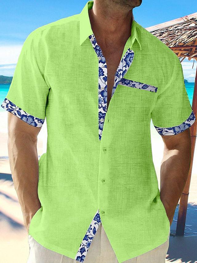 Men's Summer Vacation Seaside Casual Shirts - AmiraMart