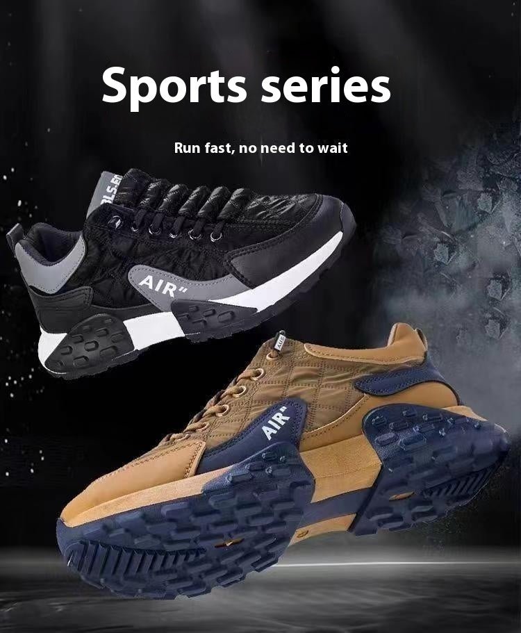 Men's Thick Sole Running Shoes - AmiraMart