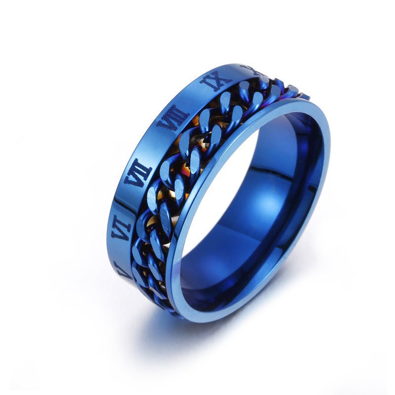 Men’s Titanium Steel Spinner Ring – Bottle Opener Gift - AmiraMart