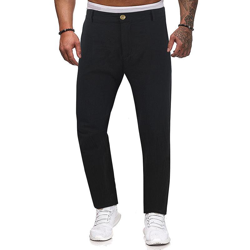 Men's Trousers Sports Loose Straight - AmiraMart