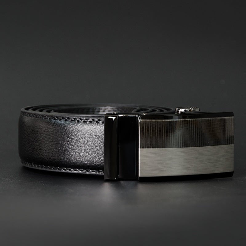 Men's two - layer cowhide belt belt - AmiraMart