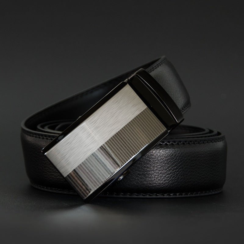 Men's two - layer cowhide belt belt - AmiraMart