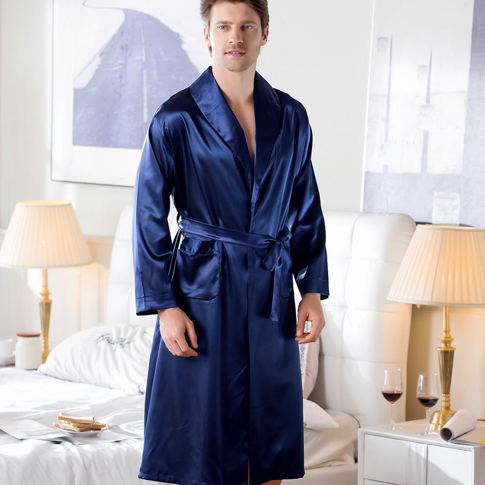 Men's Warm Long Nightgown & Pants - AmiraMart