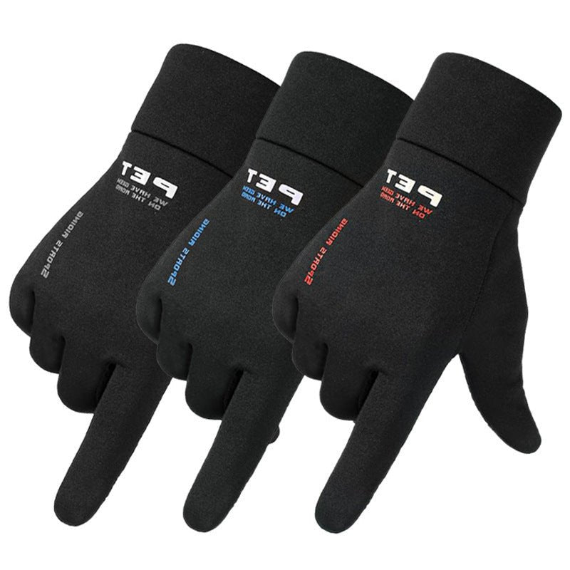 Men's Waterproof Non - slip And Warm Touch Screen Cycling Gloves - AmiraMart